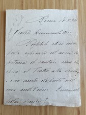 Caniglia, Maria. Lettera con