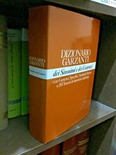 # DIZIONARIO GARZANTI DEI SINONIMI E CONTRARI (1991)
