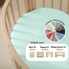 Drap housse v1 pour matelas stokke ovale 58x73 60x122 ou 67x165 tissu Oeko tek