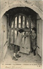 Cpa gisors chateau poterne - cpa, gisors-le