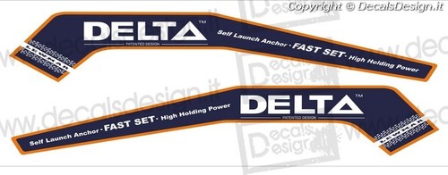 Adesivi replica ancora - , delta