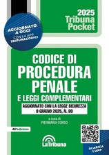 Libro - Codice Di Procedura Penale E Leggi Complementari  - La Tribuna