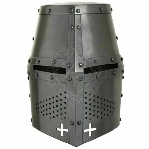 Elmetto medievale larp grande - elmetto,