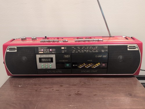 Sharp boombox radio - boombox,