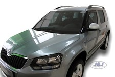 Deflettori Aria Per Skoda Yeti 2009-2017 5-Porte Set 2 Antiturbo Antivento Heko