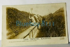WW1 Loos Trenches Blackpool Training in use of Trench Periscope RPPC photo  