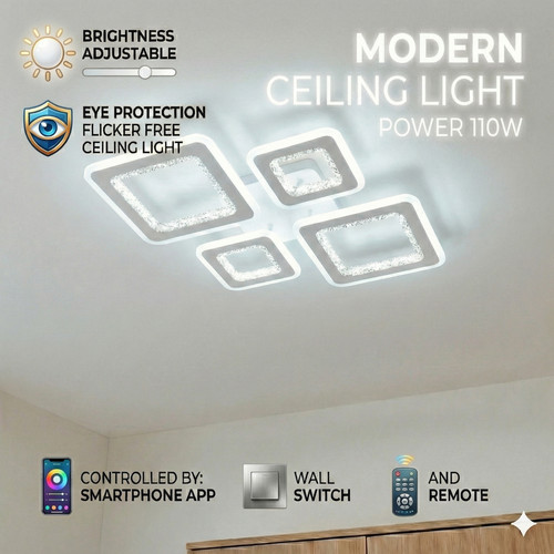 Lampadario moderno cornice