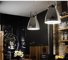 Lampadario In metallo stile Industriale cucina studio 1 LUCE PRESA IDEAL LUX