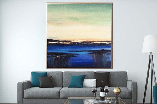 Quadro tramonto paesaggio - quadro,