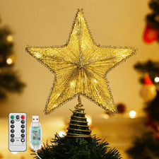 Puntale Albero Natale Stella