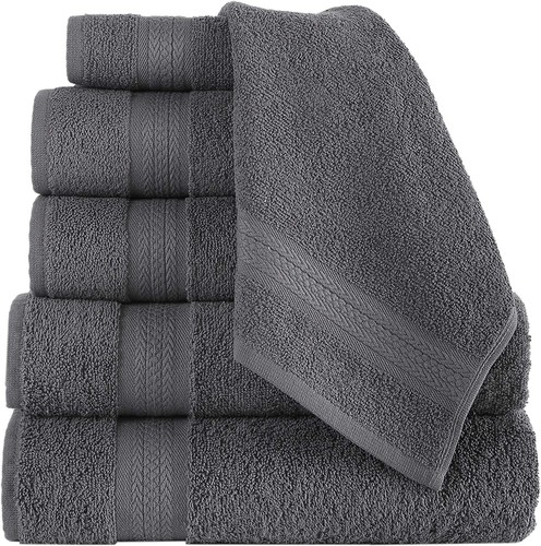 Set asciugamani bagno - cotone, 6