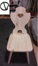 sedia tirolese pino grezzo