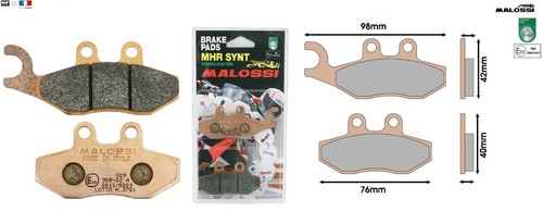 Plaquettes frein avant - 2, de