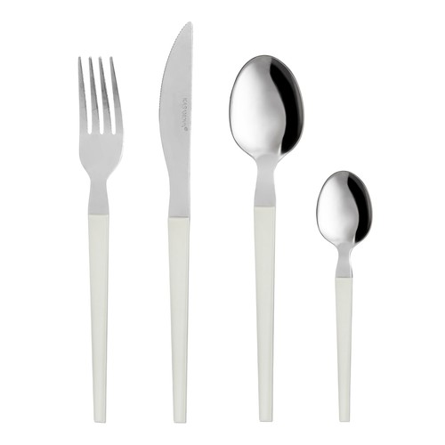 Set posate acciaio - set, 24