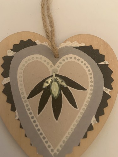 Cuori legno bianco grigio - in,
