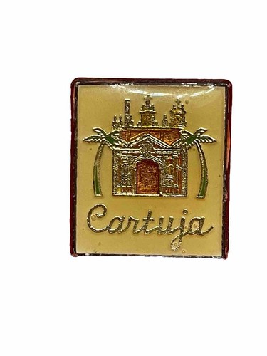 Spilla smaltata certosa di - -,