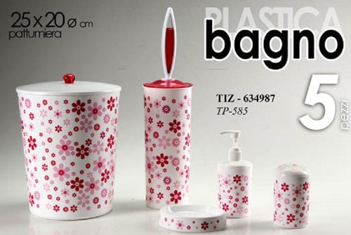 Set accessori bagno in - 5, pz