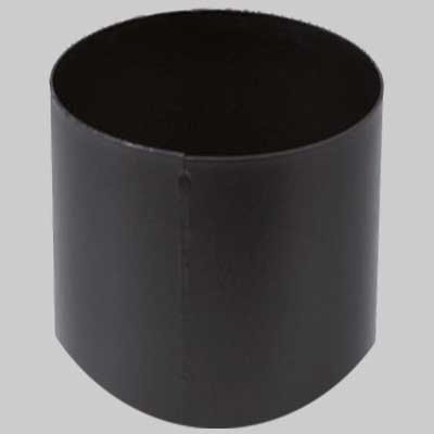 Raccordo per stufe nero opaco - per,
