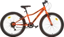 Bici 24 mtb aurelia plus 24 X 3.0 6 velocità fat slim ragazzo arancio fluo Di...