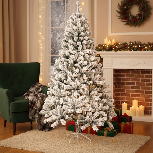 Albero natale innevato gran - natale,