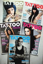 Lotto 5 Riviste tatuaggi 