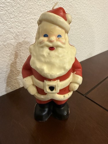 Candela cera babbo natale - cera,
