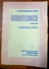 RADIOTECNICA volume I ELETTROTECNICA GENERALE di Vittorio Barbagiovanni libro su