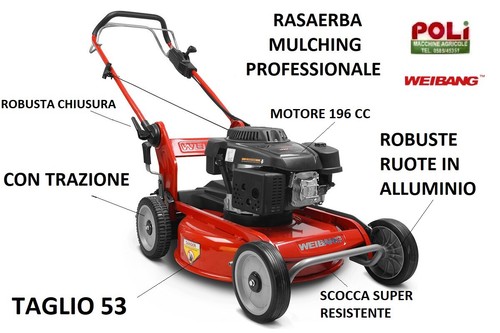 Rasaerba weibang wb537scm - weibang,