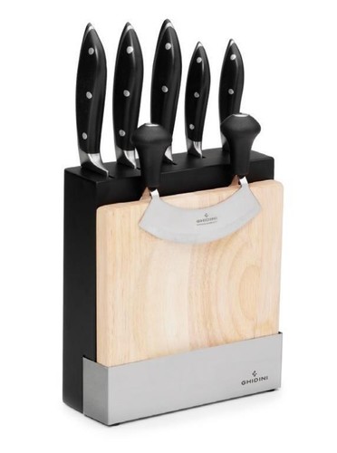 Ceppo portacoltelli legno - portacoltelli, 5