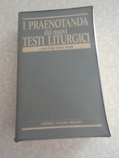 I PRAENOTADA DEI NUOVI TESTI LITURGICI ANTONIO DONGHI ED ANCORA MILANO 1988-Y15