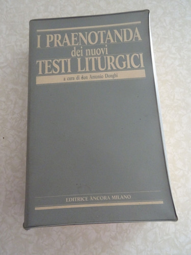 Praenotada dei nuovi testi - i,