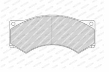 SERIE PASTIGLIE FRENI ANTERIORI IVECO ZETA 79.10 79.14 1983-1987 FCV376 T9006