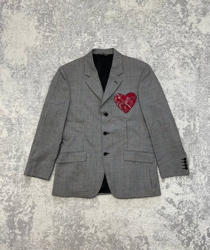 Rara giacca blazer lana - lana, patch