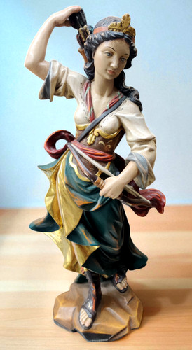 Statua legno diana cm - diana,