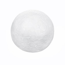  10pcs 10cm Sfera in polistirene espanso a forma di decorazione natalizia