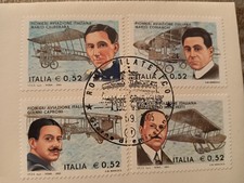 ITALIA: ERRORE FDC CAVALLINO PIONIERI DELL'AVIAZIONE DEL 2003 (ANNULLO 2005)!!