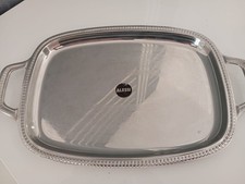 Vassoio Alessi in Acciaio Inox Modello Mercurio Vintage Anni 60