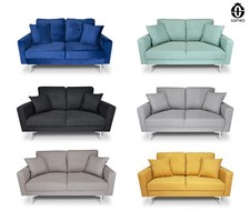 Divano 2 posti con piedi in