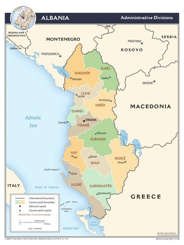 Albania provincia politica - albania,