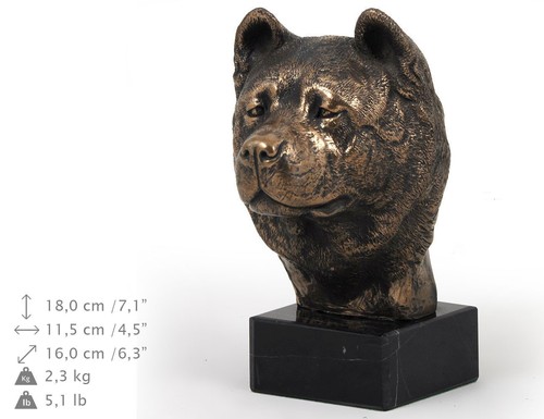 Akita inu statua marmo - in,