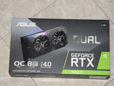 Asus Dual GeForce RTX 3060 Ti V2 OC Edition, 8 GB GDDR6 Black