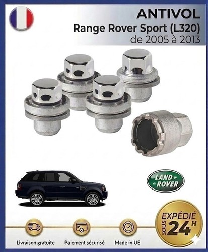 Antivols roues range rover - de,