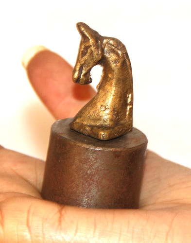 Antico ottone cavallo forma - antico,