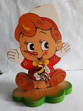 BARTOLUCCI ITALY PINOCCHIO CON APE  PER CARICARE IL CALILLON TUTTO IN  LEGNO