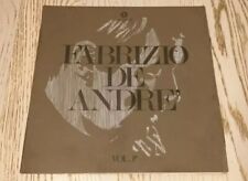 DISCO VINILE LP 33 GIRI-FABRIZIO DE ANDRE VOL. 1-ANNO 1967-ORIGINALE-VINTAGE