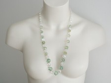 Collana Vintage In Vetro Con