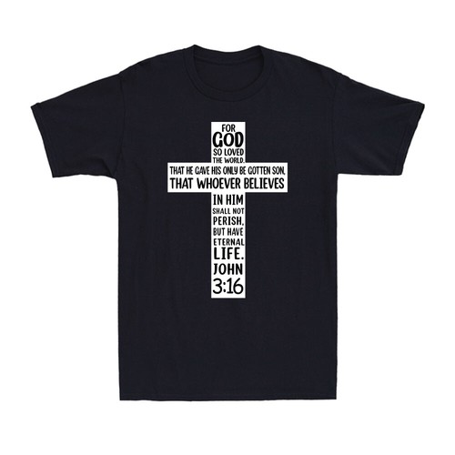 Shirt giovanni 16 bibbia - giovanni, 3:16