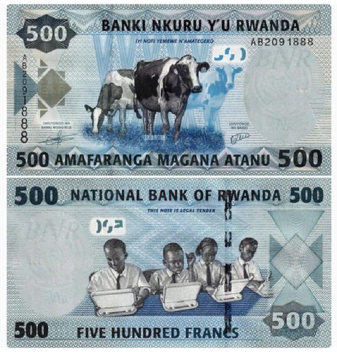 Banconota 500 franchi unc - 38,