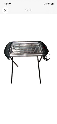 Griglia elettrica bimar nero - griglia,