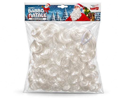 Barba babbo natale bianca - barba,